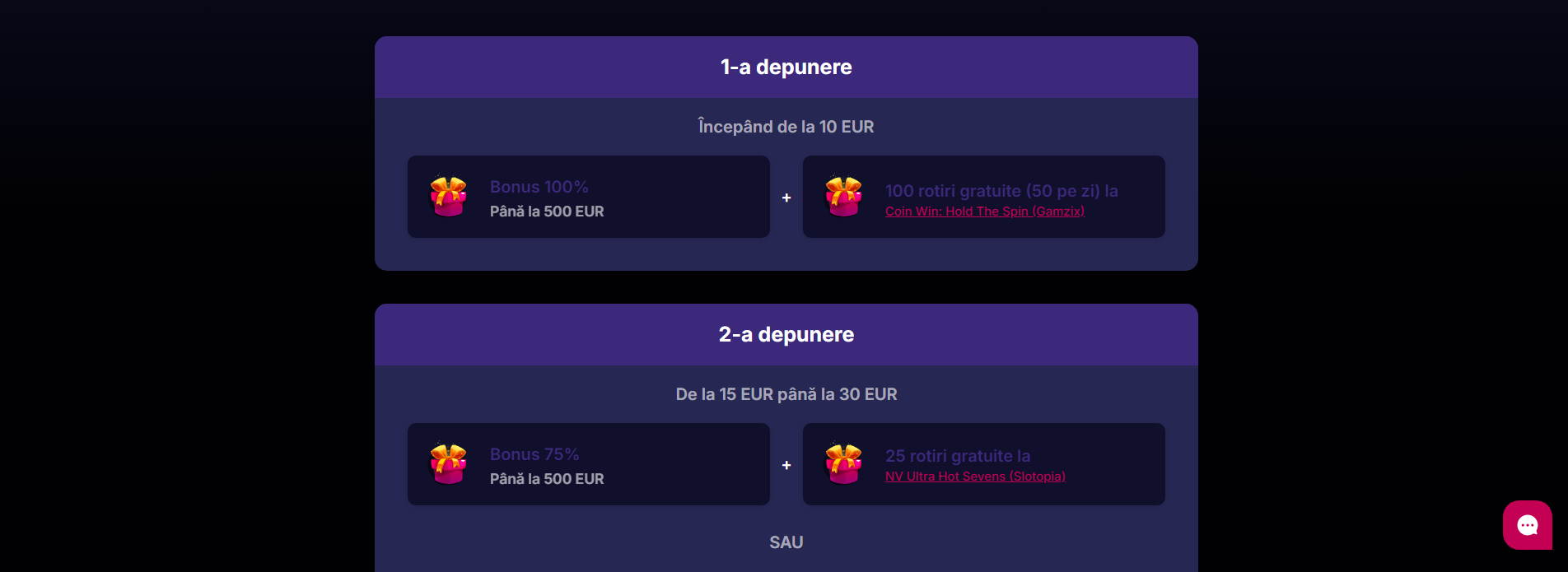 Casino Bonuses